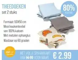 MCD Supermarkt THEEDOEKEN aanbieding