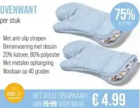 MCD Supermarkt OVENWANT aanbieding