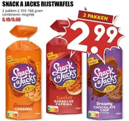 MCD Supermarkt SNACK A JACKS RIJSTWAFELS aanbieding