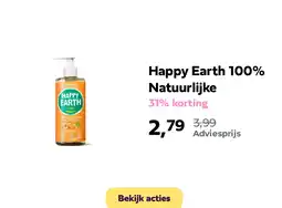 Plein.nl Happy Earth 100% Natuurlijke aanbieding