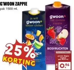 MCD Supermarkt G'WOON ZAPPIE aanbieding