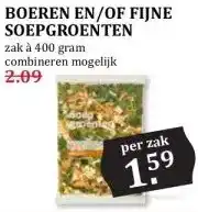 MCD Supermarkt BOEREN EN/OF FIJNE SOEPGROENTEN aanbieding