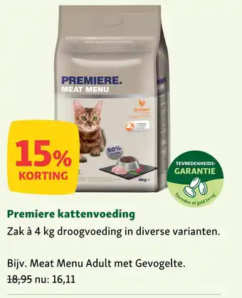 Maxi Zoo Premiere kattenvoeding aanbieding