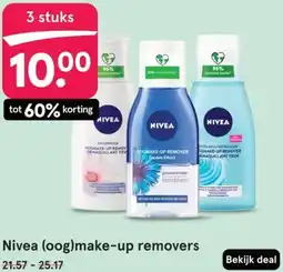 Etos Nivea oog make-up removers aanbieding