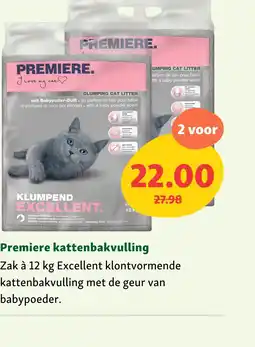 Maxi Zoo Premiere kattenbakvulling aanbieding