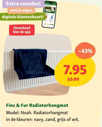 Maxi Zoo Fins & Fur Radiatorhangmat aanbieding