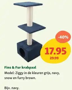 Maxi Zoo Fins & Fur krabpaal aanbieding