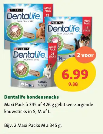 Maxi Zoo Dentalife hondensnacks aanbieding