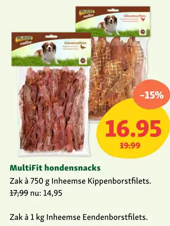 Maxi Zoo MultiFit hondensnacks aanbieding