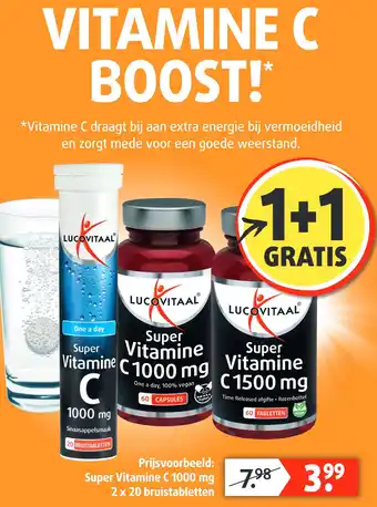 Lucovitaal VITAMINE C BOOST!* aanbieding