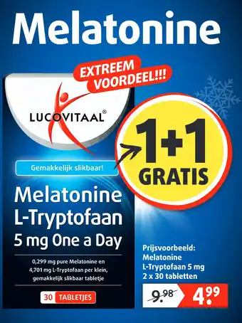 Lucovitaal Melatonine aanbieding