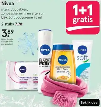 Etos Nivea aanbieding