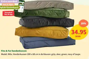 Maxi Zoo Fins & Fur hondenkussen aanbieding