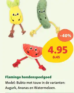 Maxi Zoo Flamingo hondenspeelgoed aanbieding