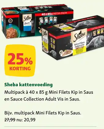 Maxi Zoo Sheba kattenvoeding aanbieding