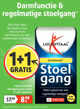 Lucovitaal Darmfunctie & regelmatige stoelgang™* aanbieding