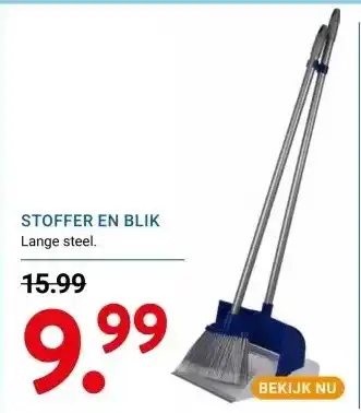 Kluswijs STOFFER EN BLIK aanbieding