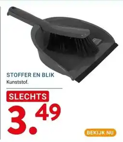 Kluswijs STOFFER EN BLIK aanbieding