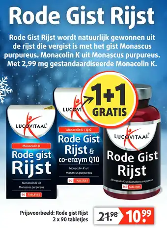 Lucovitaal Rode gist Rijst aanbieding