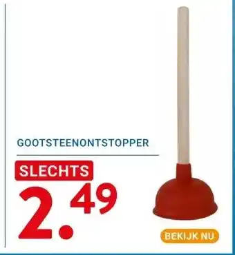 Kluswijs GOOTSTEENONTSTOPPER aanbieding