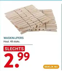 Kluswijs WASKNIJPERS aanbieding