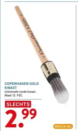 Kluswijs COPENHAGEN GOLD KWAST aanbieding