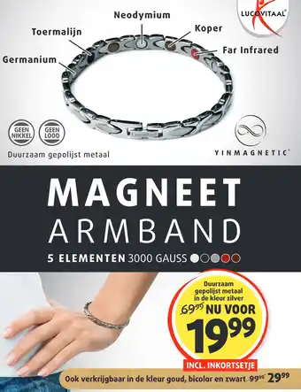 Lucovitaal MAGNEET ARMBAND aanbieding