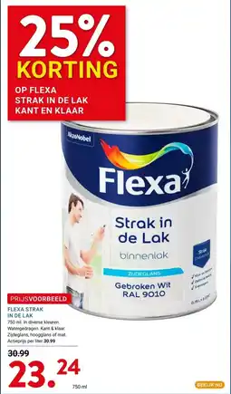 Kluswijs FLEXA STRAK IN DE LAK aanbieding