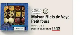 De Kweker Maison Niels De Veye Petit Fours aanbieding