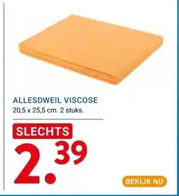 Kluswijs ALLESDWEIL VISCOSE aanbieding