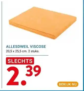 Kluswijs ALLESDWEIL VISCOSE aanbieding