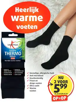 Lucovitaal Heerlijk warme voeten aanbieding