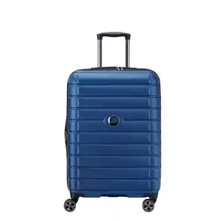 Bagageonline Delsey Shadow 5.0 4 Wheel Medium Trolley 66 cm Expandable Blue aanbieding