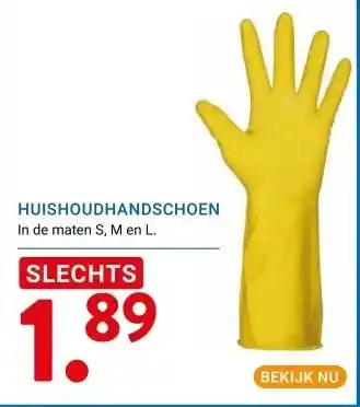 Kluswijs HUISHOUDHANDSCHOEN aanbieding