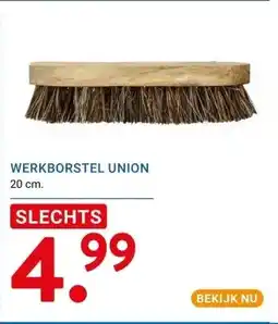 Kluswijs WERKBORSTEL UNION aanbieding