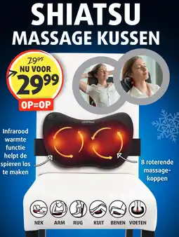 Lucovitaal SHIATSU MASSAGE KUSSEN aanbieding