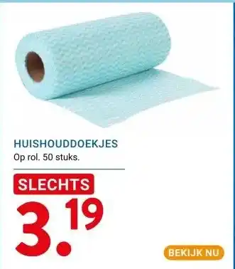 Kluswijs HUISHOUDDOEKJES aanbieding