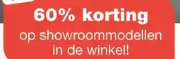 IN.HOUSE op showroommodellen in de winkel! aanbieding