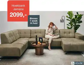 IN.HOUSE Hoekbank Jamaria aanbieding