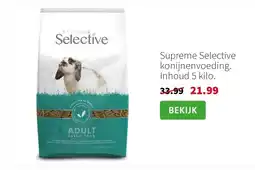 Intratuin Supreme Selective konijnenvoeding. Inhoud 5 kilo. aanbieding