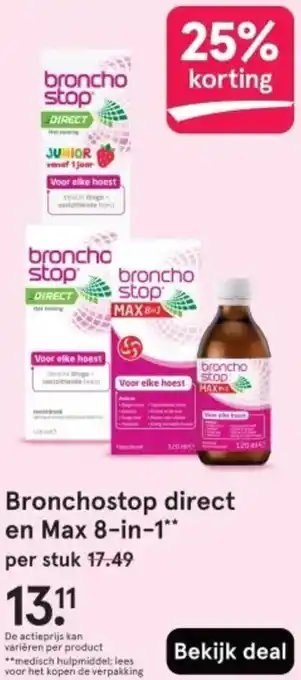 Etos Bronchostop direct en Max 8-in-1 aanbieding