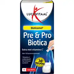 Albert Heijn Lucovitaal Pre & probiotica sachets aanbieding