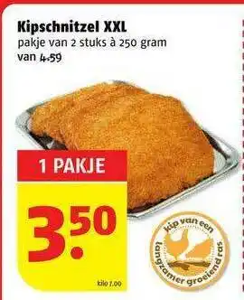 Poiesz Kipschnitzel XXL 250 gram aanbieding