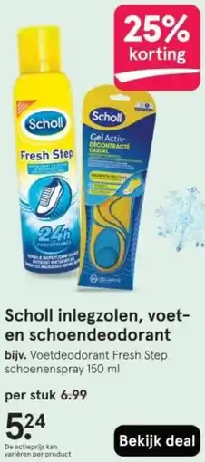 Etos Scholl inlegzolen, voet en schoendeodorant aanbieding