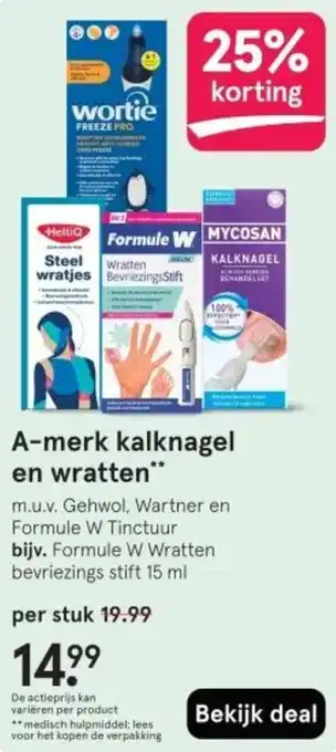 Etos A-merk kalknagel en wratten aanbieding