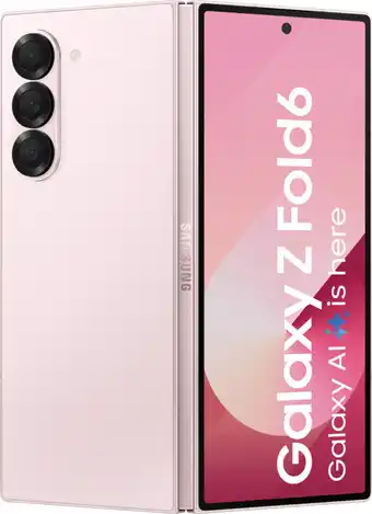 Coolblue Samsung Galaxy Z Fold 6 512GB Roze 5G aanbieding