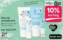 Etos Etos ski zonnebrand aanbieding