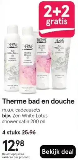 Etos Therme bad en douche aanbieding