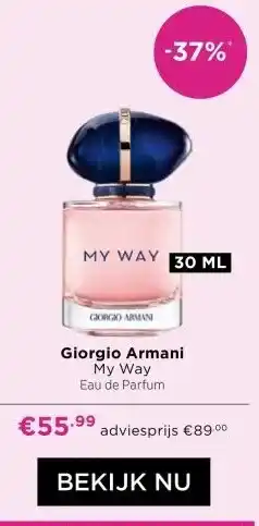 ICI Paris XL Giorgio Armani My Way Eau de Parfum aanbieding