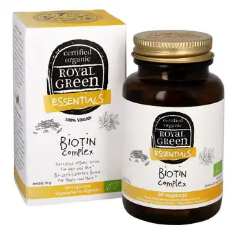 De Online Drogist Royal Green Biotin Complex Capsules aanbieding